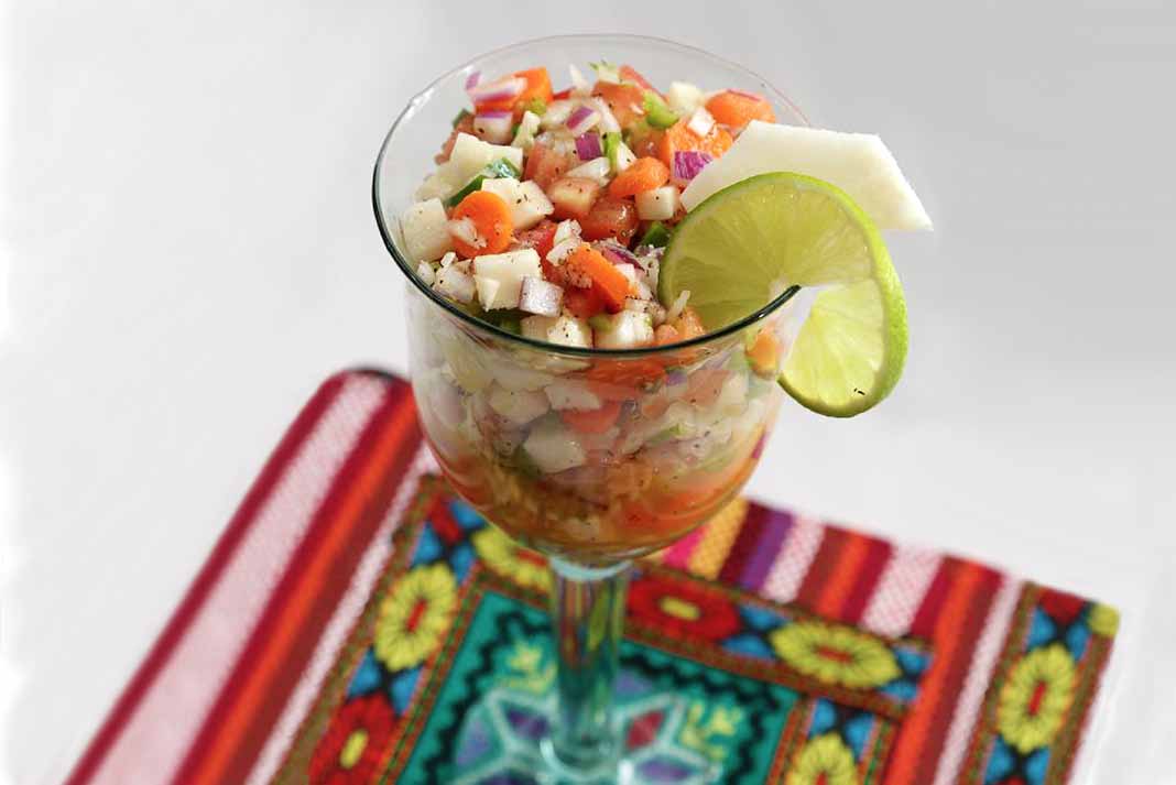 Si quieres bajar de peso, el Ceviche de Jícama es muy bueno Chefs